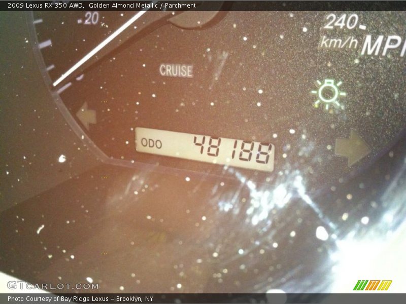 Golden Almond Metallic / Parchment 2009 Lexus RX 350 AWD