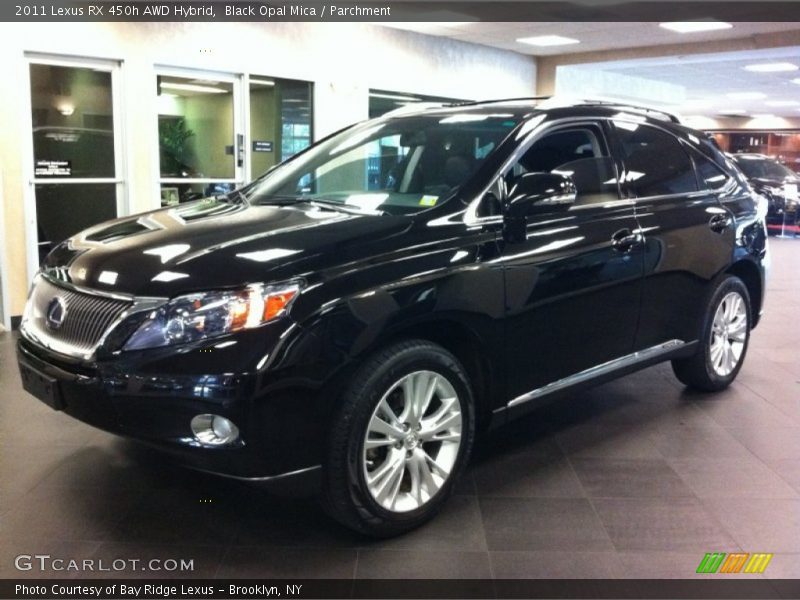 Black Opal Mica / Parchment 2011 Lexus RX 450h AWD Hybrid