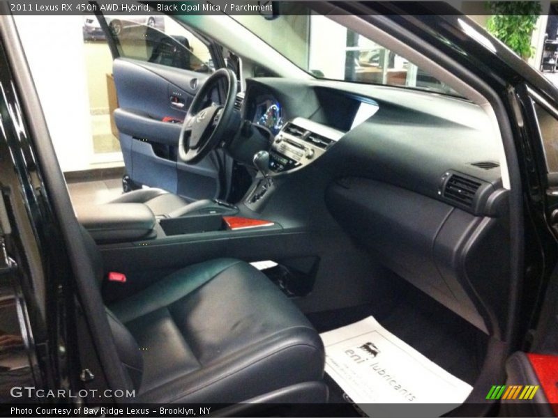 Black Opal Mica / Parchment 2011 Lexus RX 450h AWD Hybrid
