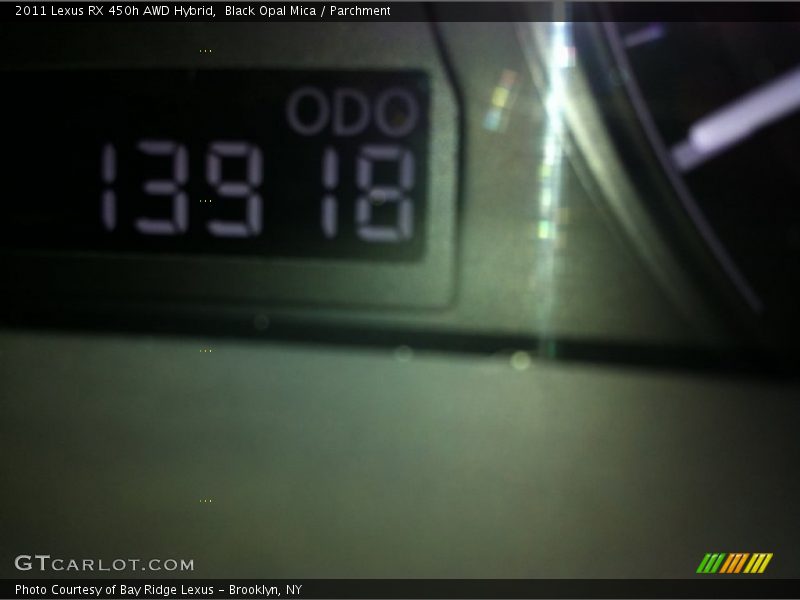 Black Opal Mica / Parchment 2011 Lexus RX 450h AWD Hybrid