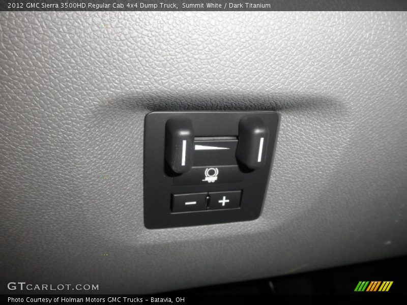 Summit White / Dark Titanium 2012 GMC Sierra 3500HD Regular Cab 4x4 Dump Truck