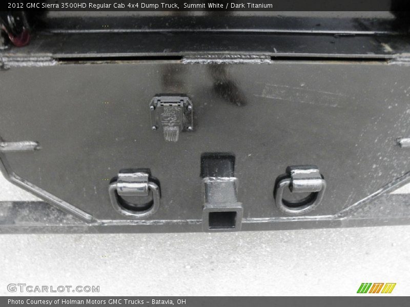 Summit White / Dark Titanium 2012 GMC Sierra 3500HD Regular Cab 4x4 Dump Truck