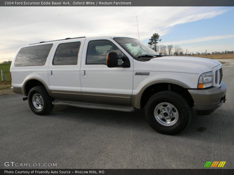Oxford White / Medium Parchment 2004 Ford Excursion Eddie Bauer 4x4