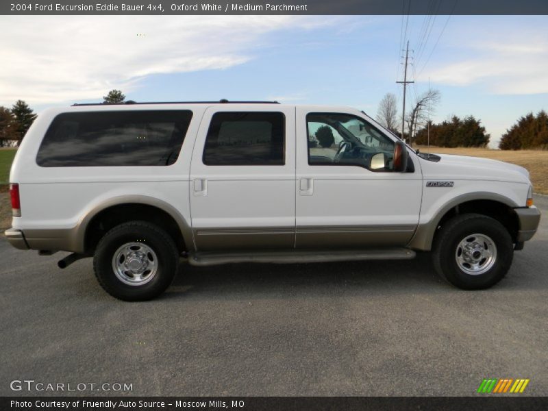 Oxford White / Medium Parchment 2004 Ford Excursion Eddie Bauer 4x4