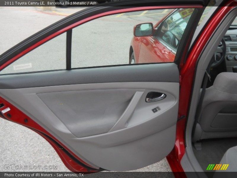 Barcelona Red Metallic / Ash 2011 Toyota Camry LE