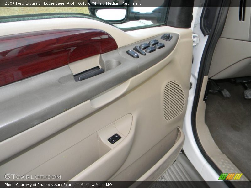 Oxford White / Medium Parchment 2004 Ford Excursion Eddie Bauer 4x4