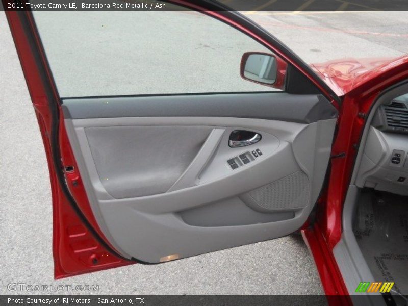 Barcelona Red Metallic / Ash 2011 Toyota Camry LE