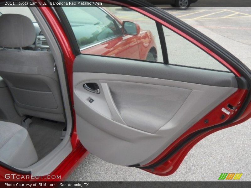 Barcelona Red Metallic / Ash 2011 Toyota Camry LE