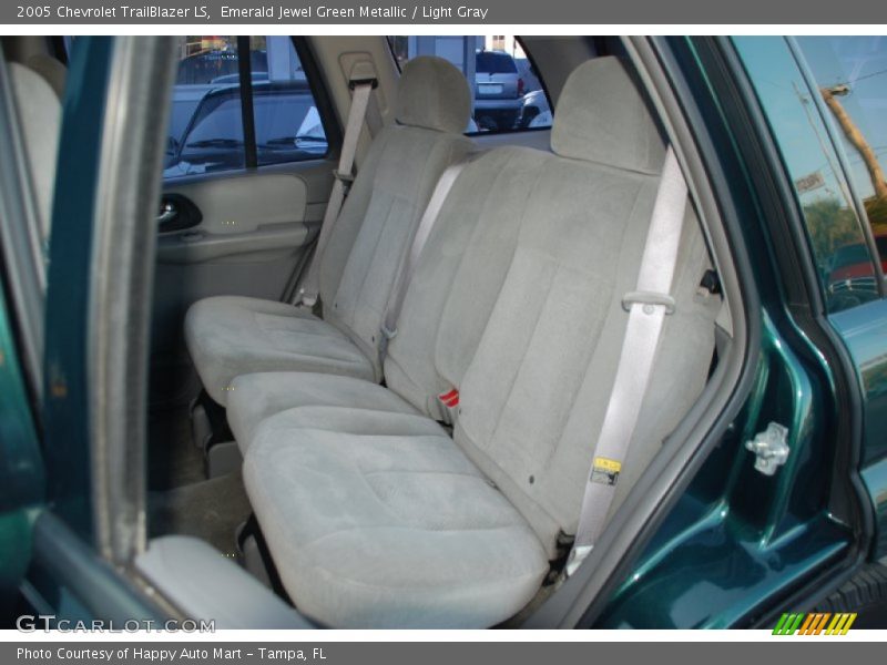 Emerald Jewel Green Metallic / Light Gray 2005 Chevrolet TrailBlazer LS