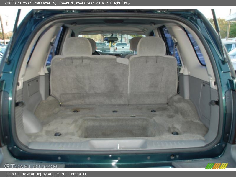Emerald Jewel Green Metallic / Light Gray 2005 Chevrolet TrailBlazer LS
