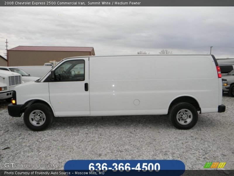 Summit White / Medium Pewter 2008 Chevrolet Express 2500 Commercial Van