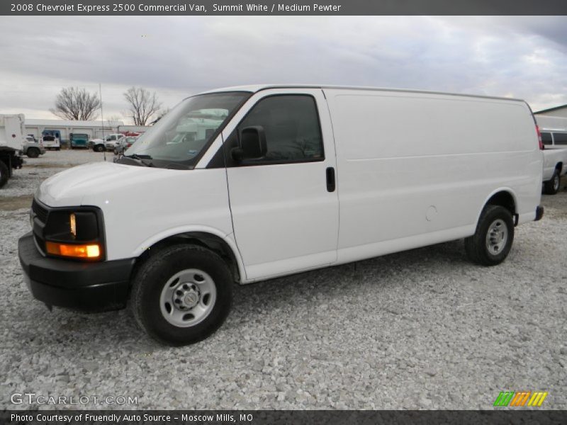Summit White / Medium Pewter 2008 Chevrolet Express 2500 Commercial Van