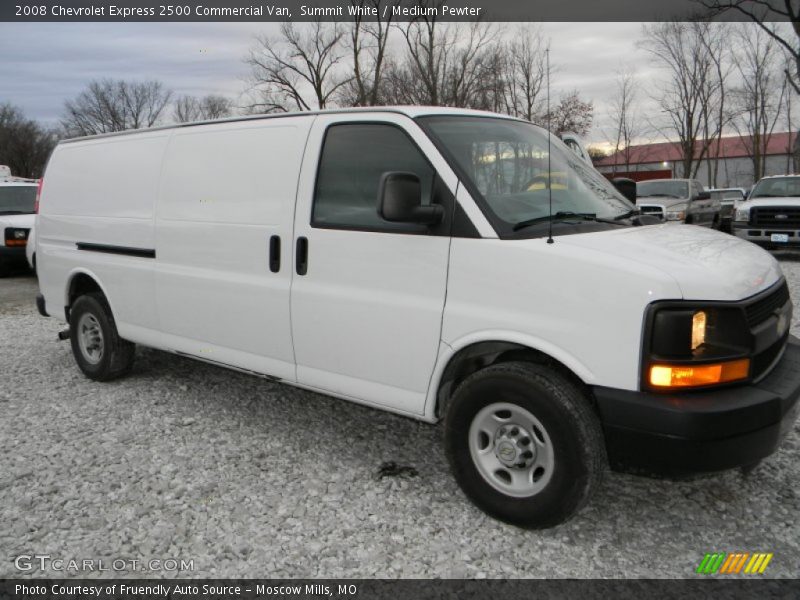 Summit White / Medium Pewter 2008 Chevrolet Express 2500 Commercial Van