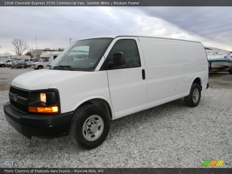 Summit White / Medium Pewter 2008 Chevrolet Express 2500 Commercial Van
