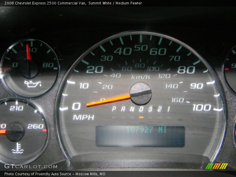 Summit White / Medium Pewter 2008 Chevrolet Express 2500 Commercial Van