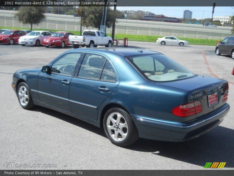 Everest Green Metallic / Java 2002 Mercedes-Benz E 320 Sedan