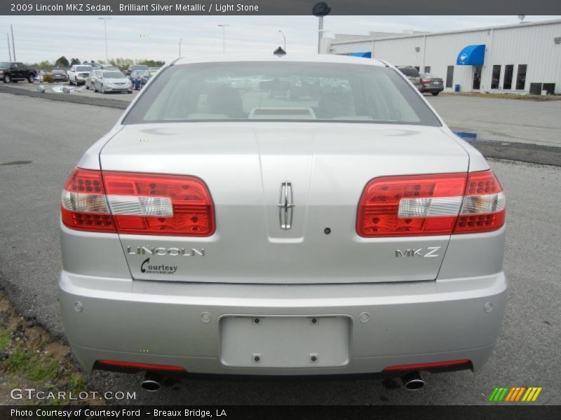 Brilliant Silver Metallic / Light Stone 2009 Lincoln MKZ Sedan