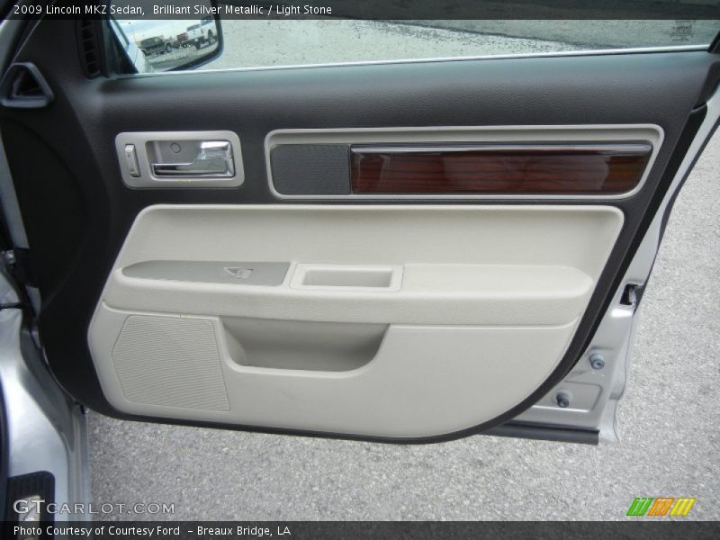 Brilliant Silver Metallic / Light Stone 2009 Lincoln MKZ Sedan