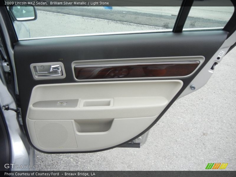 Brilliant Silver Metallic / Light Stone 2009 Lincoln MKZ Sedan