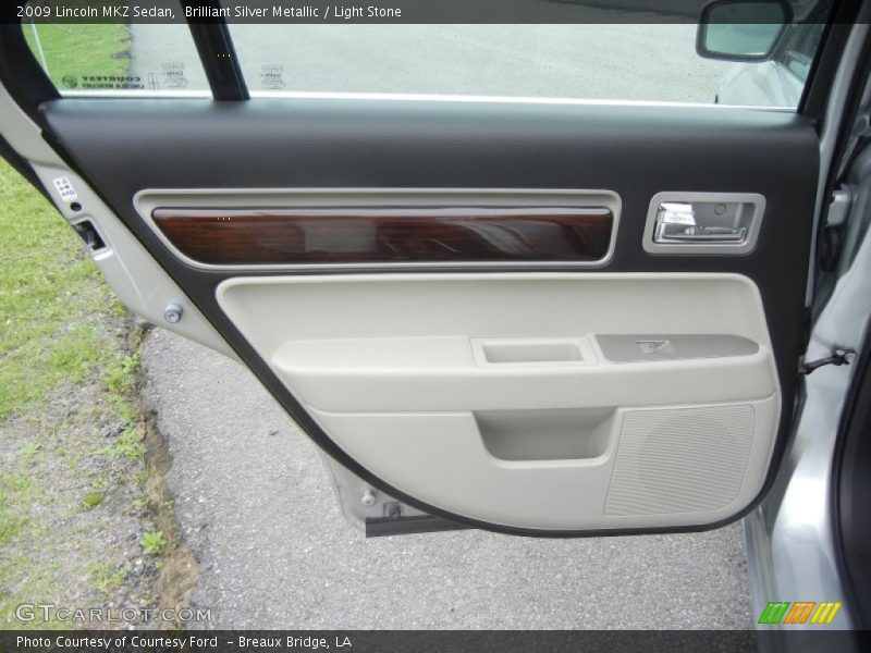 Brilliant Silver Metallic / Light Stone 2009 Lincoln MKZ Sedan