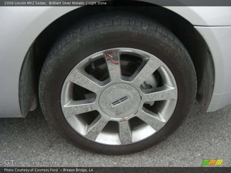 Brilliant Silver Metallic / Light Stone 2009 Lincoln MKZ Sedan