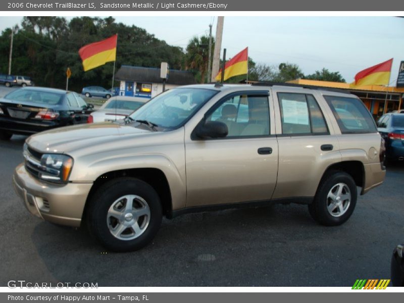 Sandstone Metallic / Light Cashmere/Ebony 2006 Chevrolet TrailBlazer LS