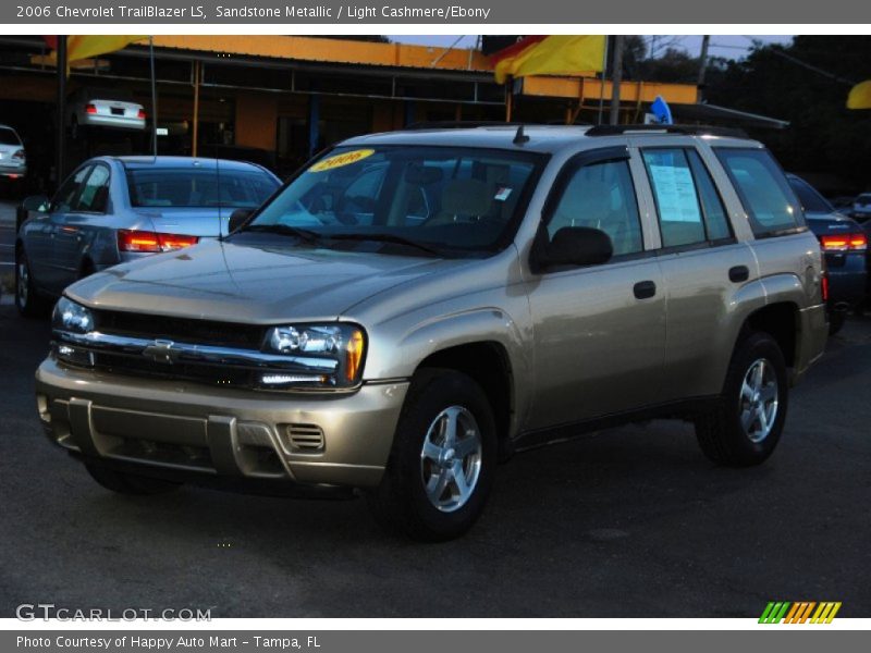 Sandstone Metallic / Light Cashmere/Ebony 2006 Chevrolet TrailBlazer LS