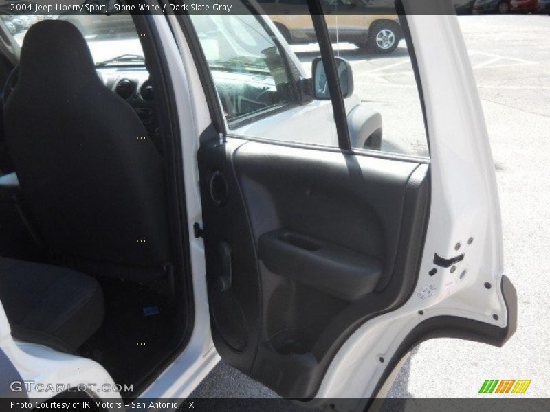 Stone White / Dark Slate Gray 2004 Jeep Liberty Sport