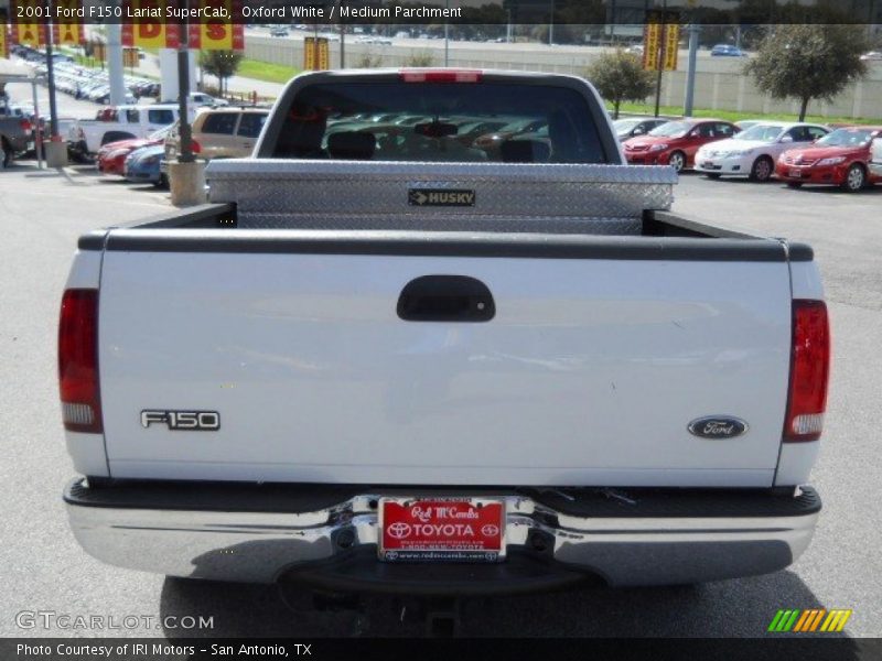 Oxford White / Medium Parchment 2001 Ford F150 Lariat SuperCab