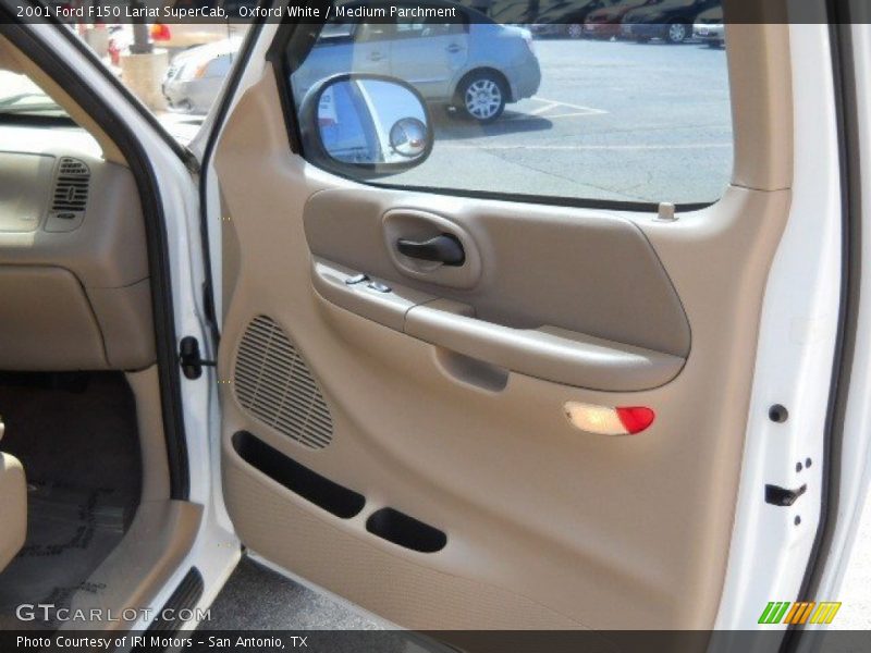 Oxford White / Medium Parchment 2001 Ford F150 Lariat SuperCab