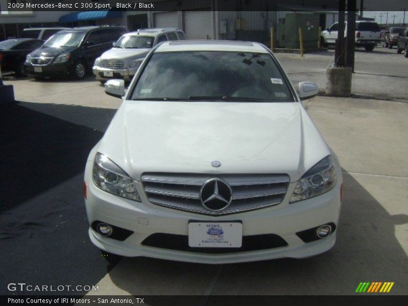 Black / Black 2009 Mercedes-Benz C 300 Sport