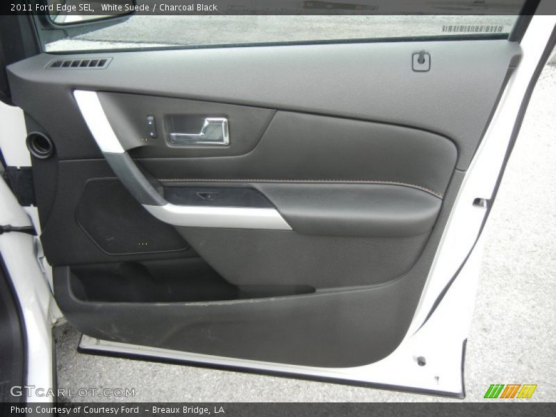White Suede / Charcoal Black 2011 Ford Edge SEL
