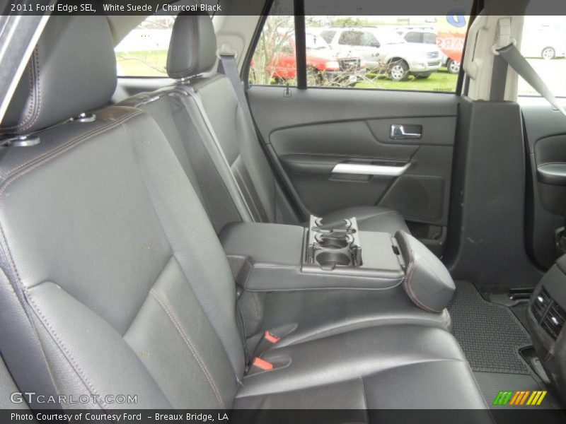 White Suede / Charcoal Black 2011 Ford Edge SEL