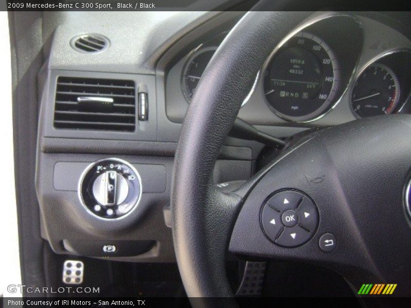 Black / Black 2009 Mercedes-Benz C 300 Sport