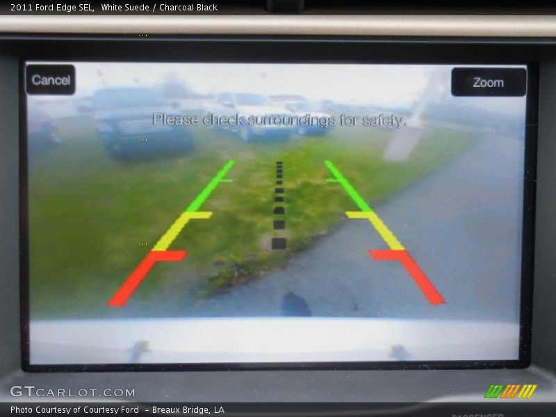 White Suede / Charcoal Black 2011 Ford Edge SEL