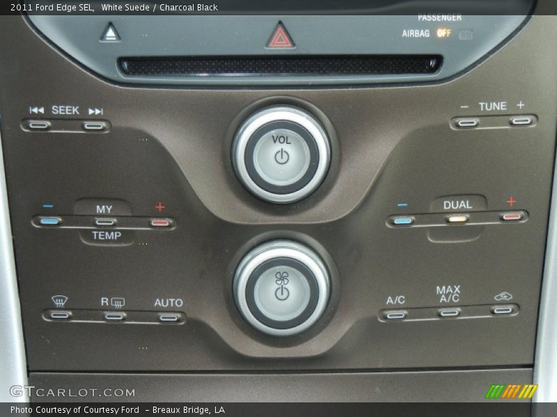 White Suede / Charcoal Black 2011 Ford Edge SEL