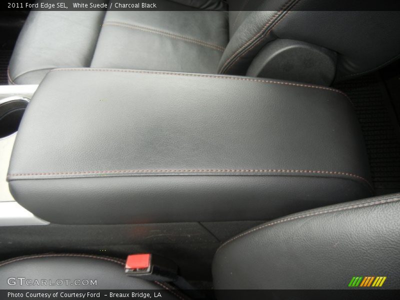 White Suede / Charcoal Black 2011 Ford Edge SEL