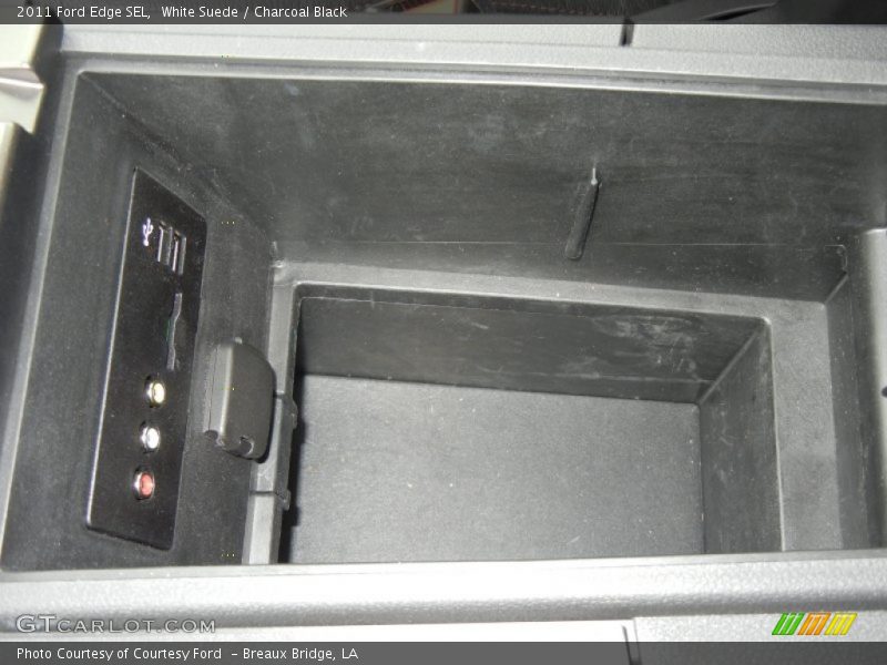 White Suede / Charcoal Black 2011 Ford Edge SEL