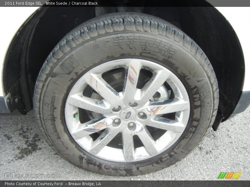 White Suede / Charcoal Black 2011 Ford Edge SEL
