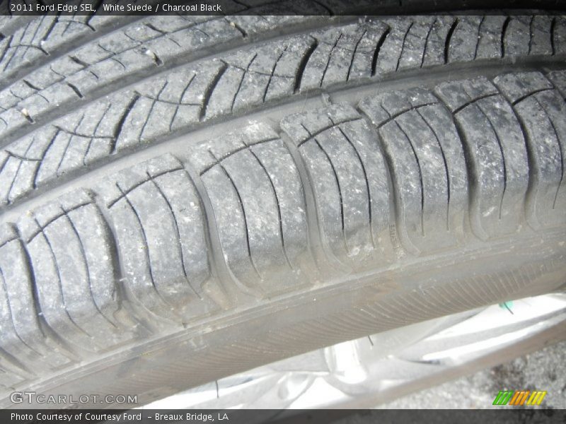 White Suede / Charcoal Black 2011 Ford Edge SEL