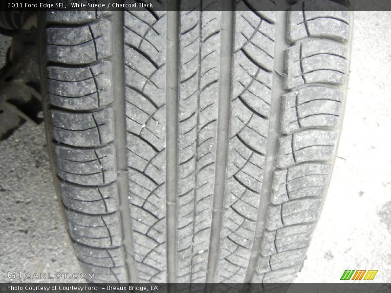 White Suede / Charcoal Black 2011 Ford Edge SEL