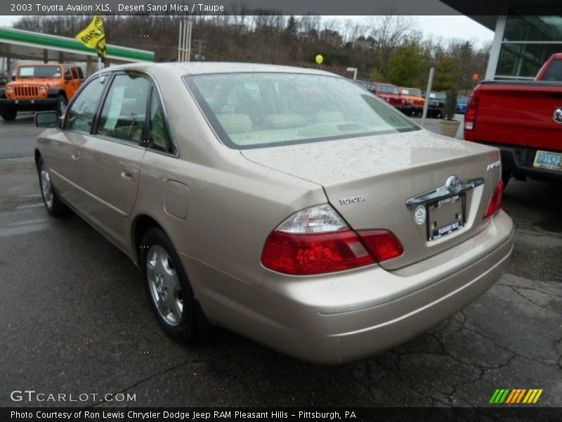 Desert Sand Mica / Taupe 2003 Toyota Avalon XLS
