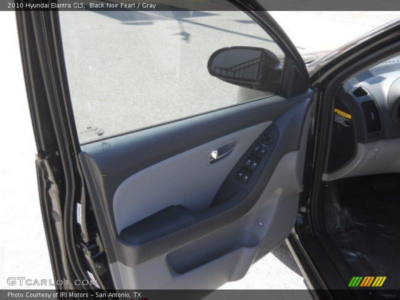 Black Noir Pearl / Gray 2010 Hyundai Elantra GLS