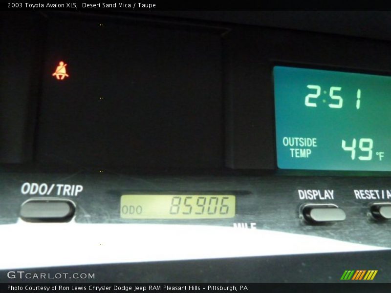 Desert Sand Mica / Taupe 2003 Toyota Avalon XLS