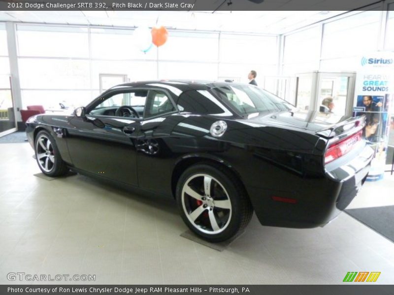 Pitch Black / Dark Slate Gray 2012 Dodge Challenger SRT8 392