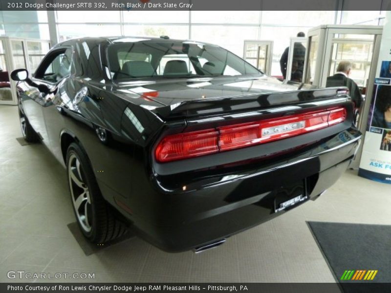 Pitch Black / Dark Slate Gray 2012 Dodge Challenger SRT8 392