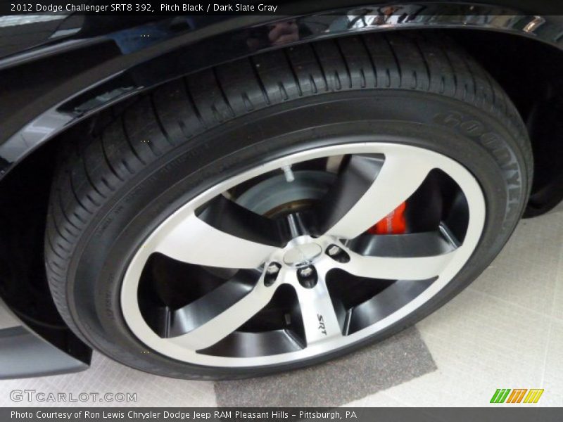 Pitch Black / Dark Slate Gray 2012 Dodge Challenger SRT8 392