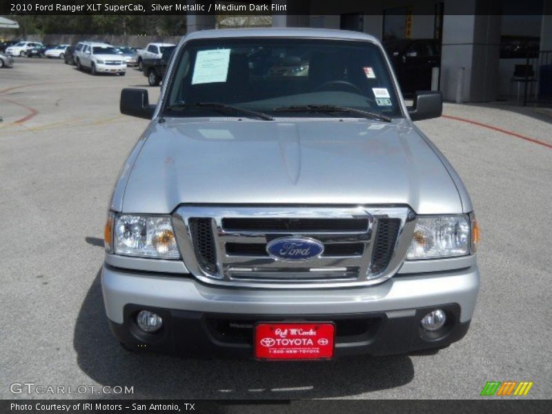 Silver Metallic / Medium Dark Flint 2010 Ford Ranger XLT SuperCab