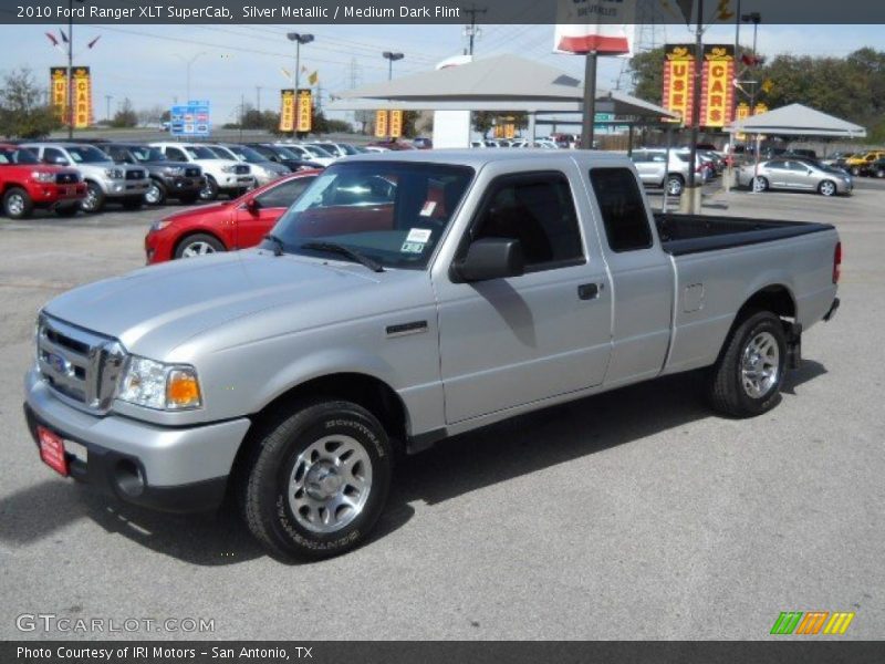 Silver Metallic / Medium Dark Flint 2010 Ford Ranger XLT SuperCab