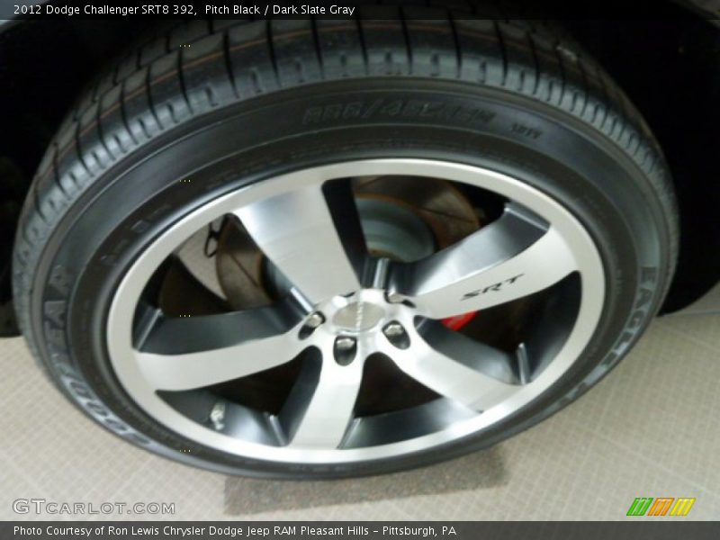 Pitch Black / Dark Slate Gray 2012 Dodge Challenger SRT8 392
